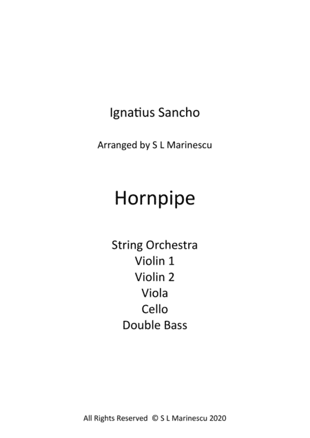 Hornpipe (arr. S L Marinescu)