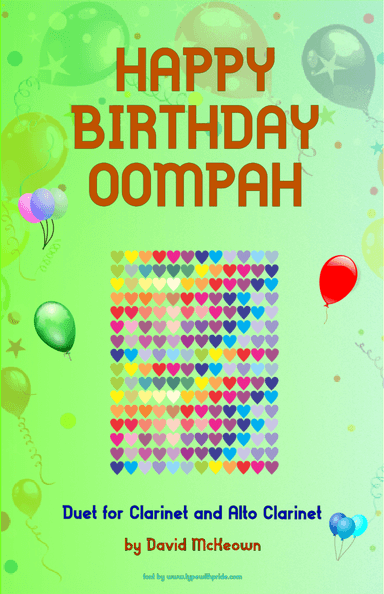 Happy Birthday Oompah, for Clarinet and Alto Clarinet Duet (arr. David McKeown)