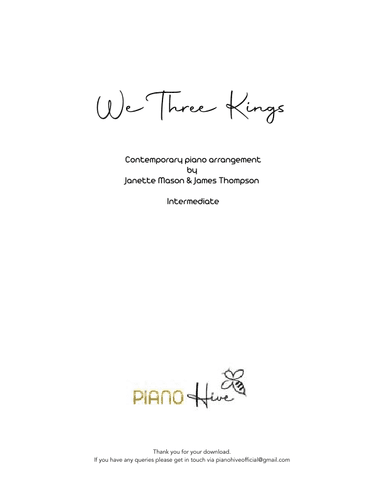 We Three Kings (arr. Janette Mason and James Thompson)