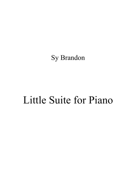 Little Suite for Piano