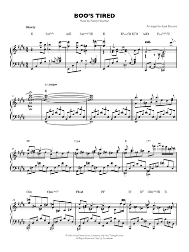 Boo's Tired (arr. Sjaak Douma)