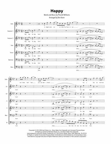 Happy (arr. Ben Bram)