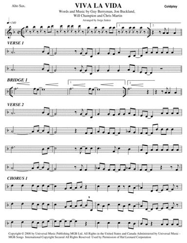 Viva La Vida (arr. Jorge Juárez)