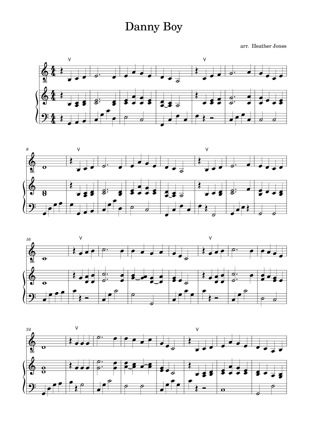 Danny Boy (arr. Heather B Jones)
