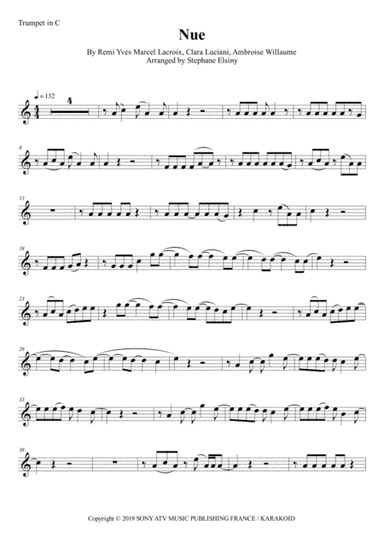 Nue (arr. Stephane ELSINY)