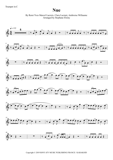 Nue (arr. Stephane ELSINY)