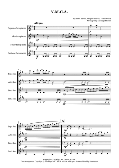 Y.m.c.a. (arr. Kayleigh Huelin)