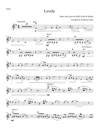 Lovely (arr. Kimberly Hope)