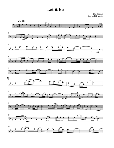 Let It Be (arr. DK Music)