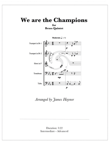 We Are The Champions (arr. James Haynor)