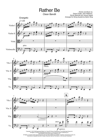 Rather Be (arr. Martin Wray)