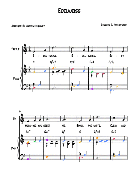 Edelweiss (arr. Andrew Ingkavet)