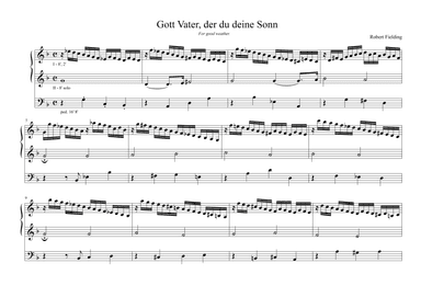 Gott Vater, der du deine Sonn