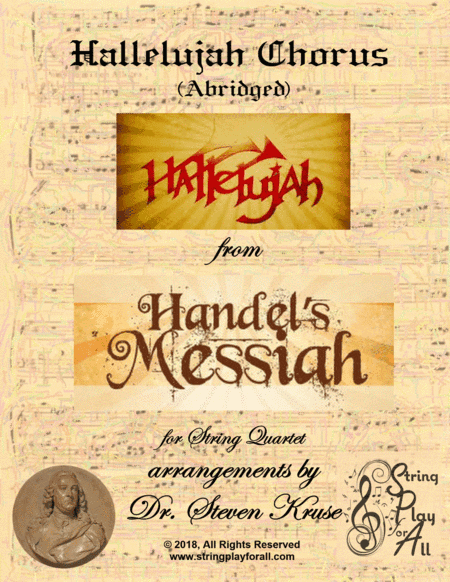 Hallelujah Chorus from The Messiah for String Quartet (arr. Steven Kruse)