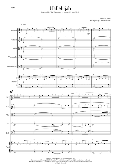 Hallelujah (arr. Cadu Barcelos)