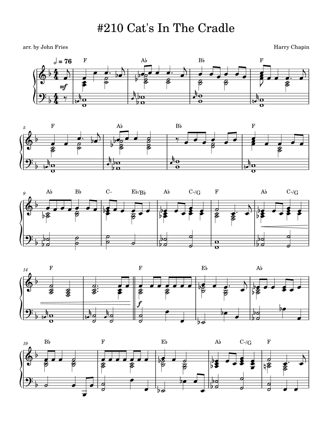 Cat's Cradle (arr. John Fries)