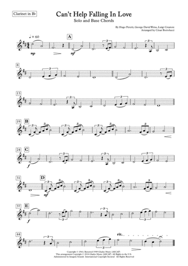 Can't Help Falling In Love (arr. ACT Bortolucci)