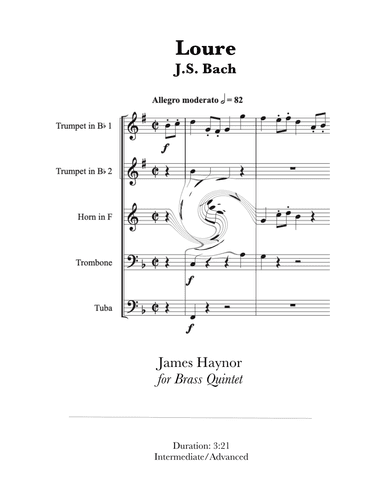 Loure for Brass Quintet (arr. James Haynor)