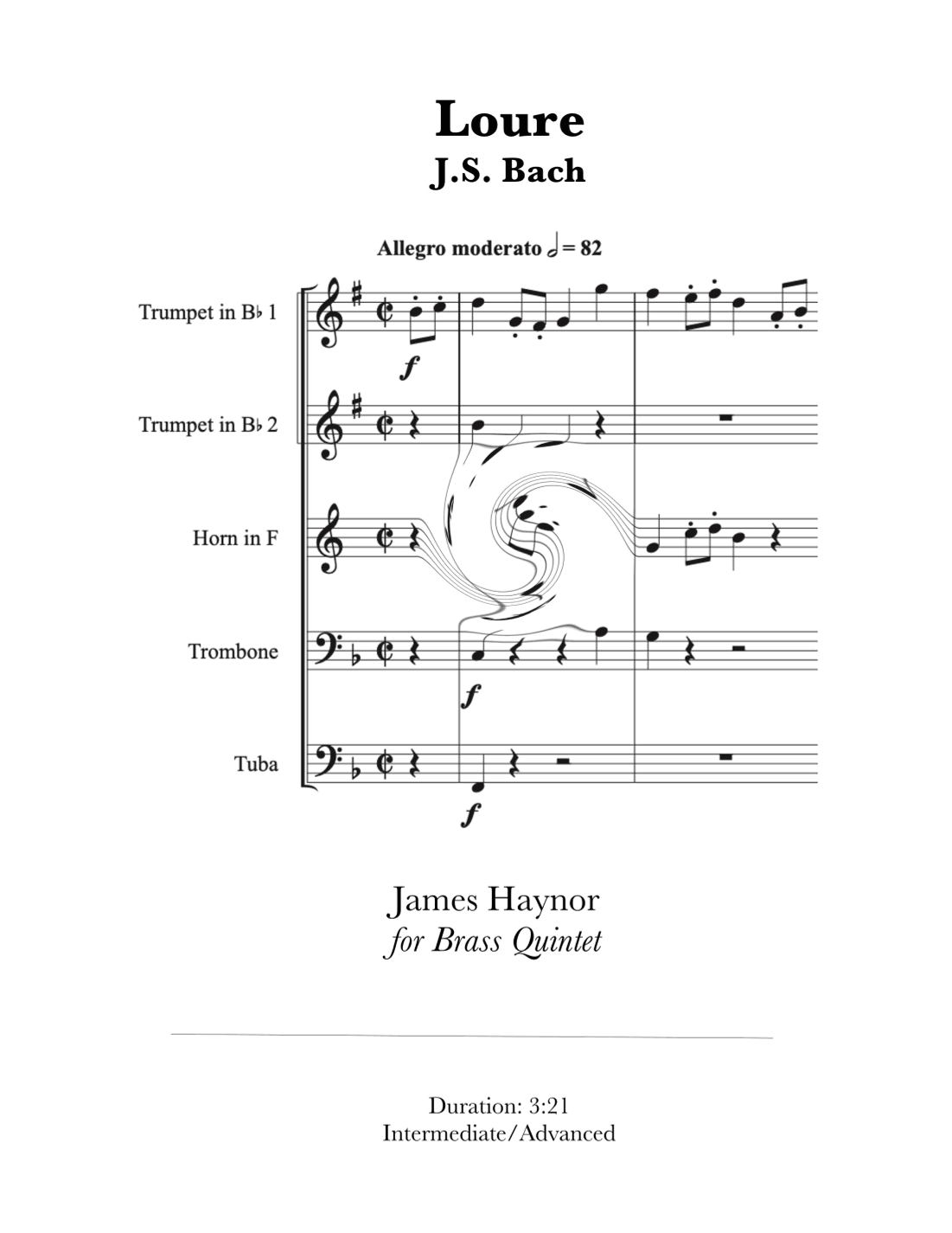 Loure for Brass Quintet (arr. James Haynor)