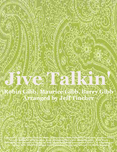Jive Talkin' (arr. Jeff Tincher)