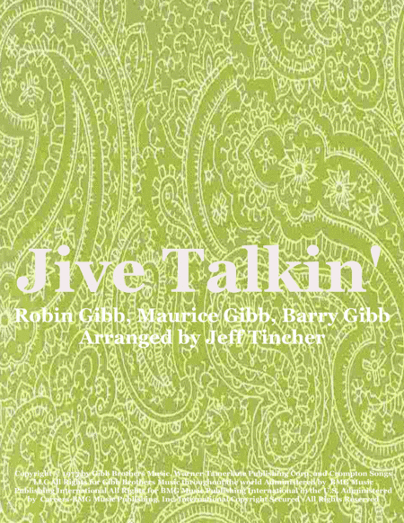Jive Talkin' (arr. Jeff Tincher)