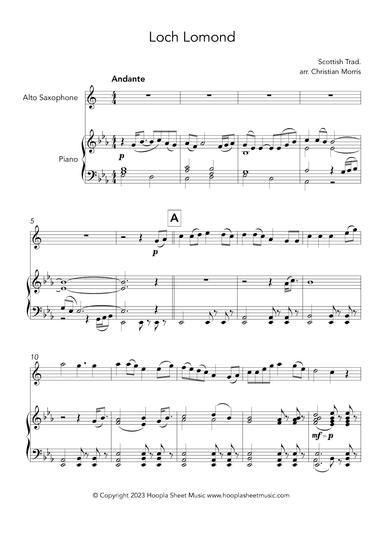 Loch Lomond (arr. Christian Morris)
