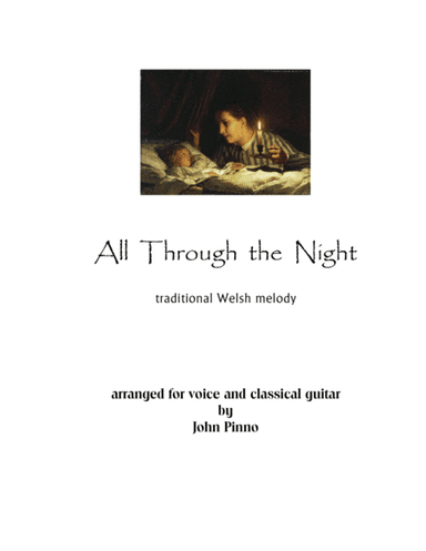 All Through the Night for voice and classical guitar (arr. John Pinno)