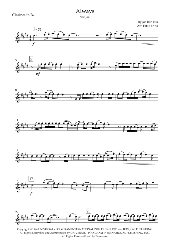 Always (arr. Fabio Britto)