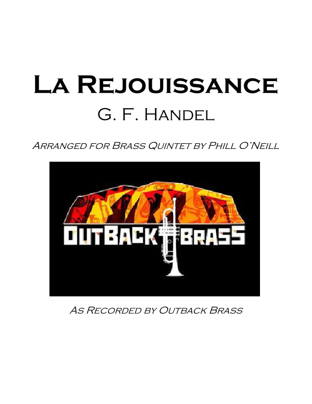 La Rejouissance (arr. Phill O'Neill)