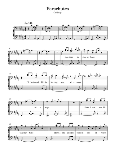 Parachutes (arr. Eduardo Sabino)