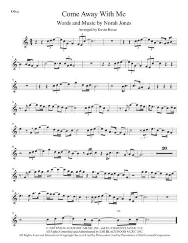 Come Away With Me (arr. Kevin Busse)