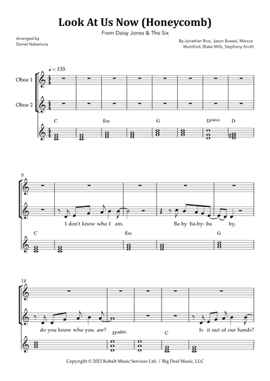 Look At Us Now (honeycomb) (arr. Daniel Nakamura)