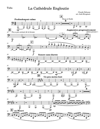 La Cathédrale Engloutie (arr. Jack Krugman)