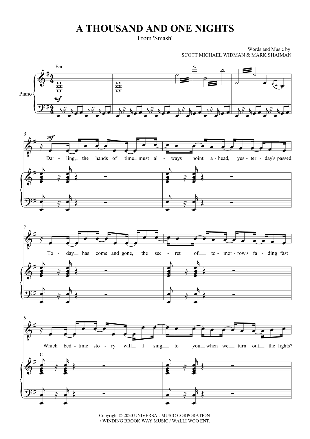 A Thousand And One Nights (arr. SCMusic)