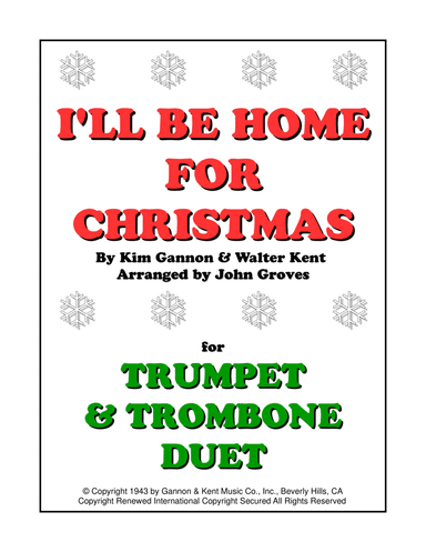 I'll Be Home For Christmas (arr. John Groves)