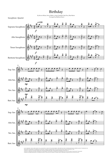 Birthday (arr. Matthew pyeon)