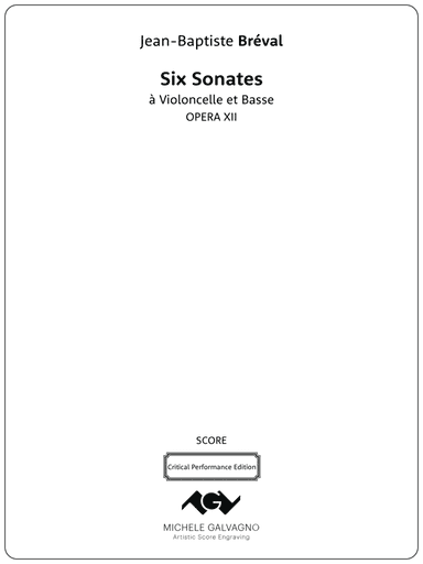 Six Sonates à Violoncelle et Basse, op. 12 (arr. Michele Galvagno, Yuriy Leonovich)