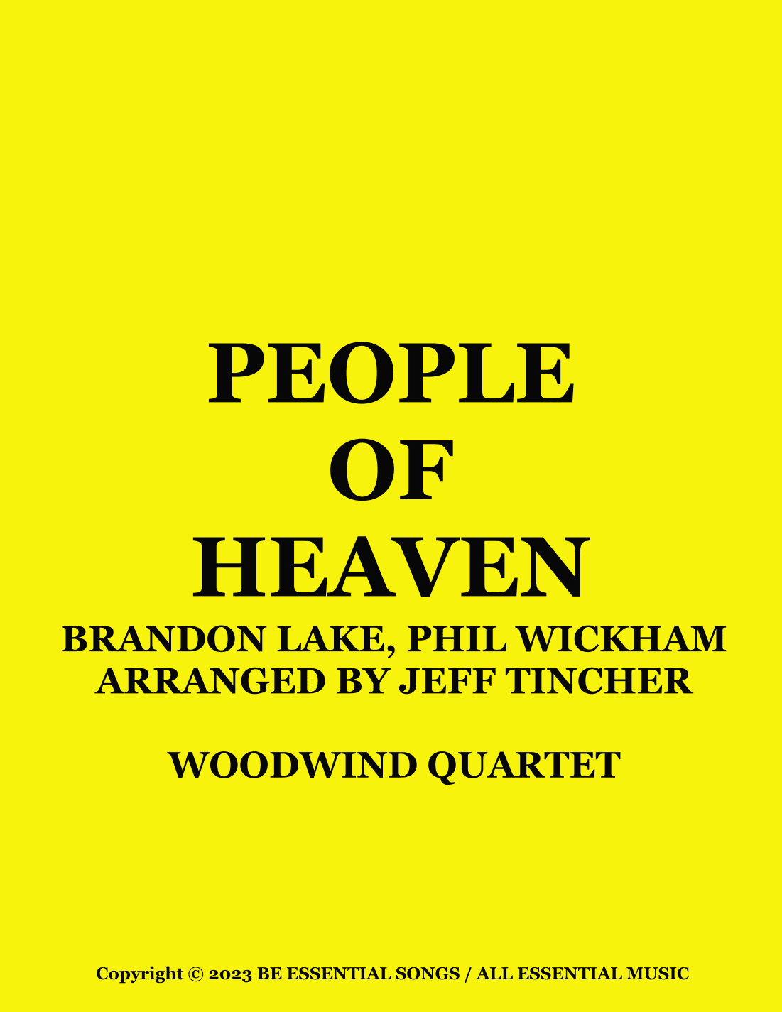 People Of Heaven (arr. Jeff Tincher)