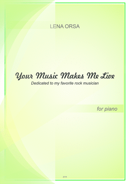 Your Music Makes Me Live