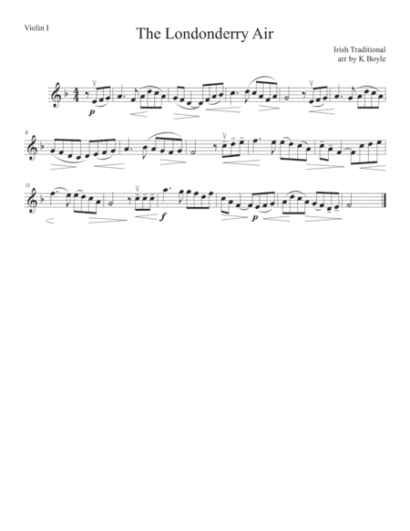 Londonderry Air (arr. Karlie Boyle)