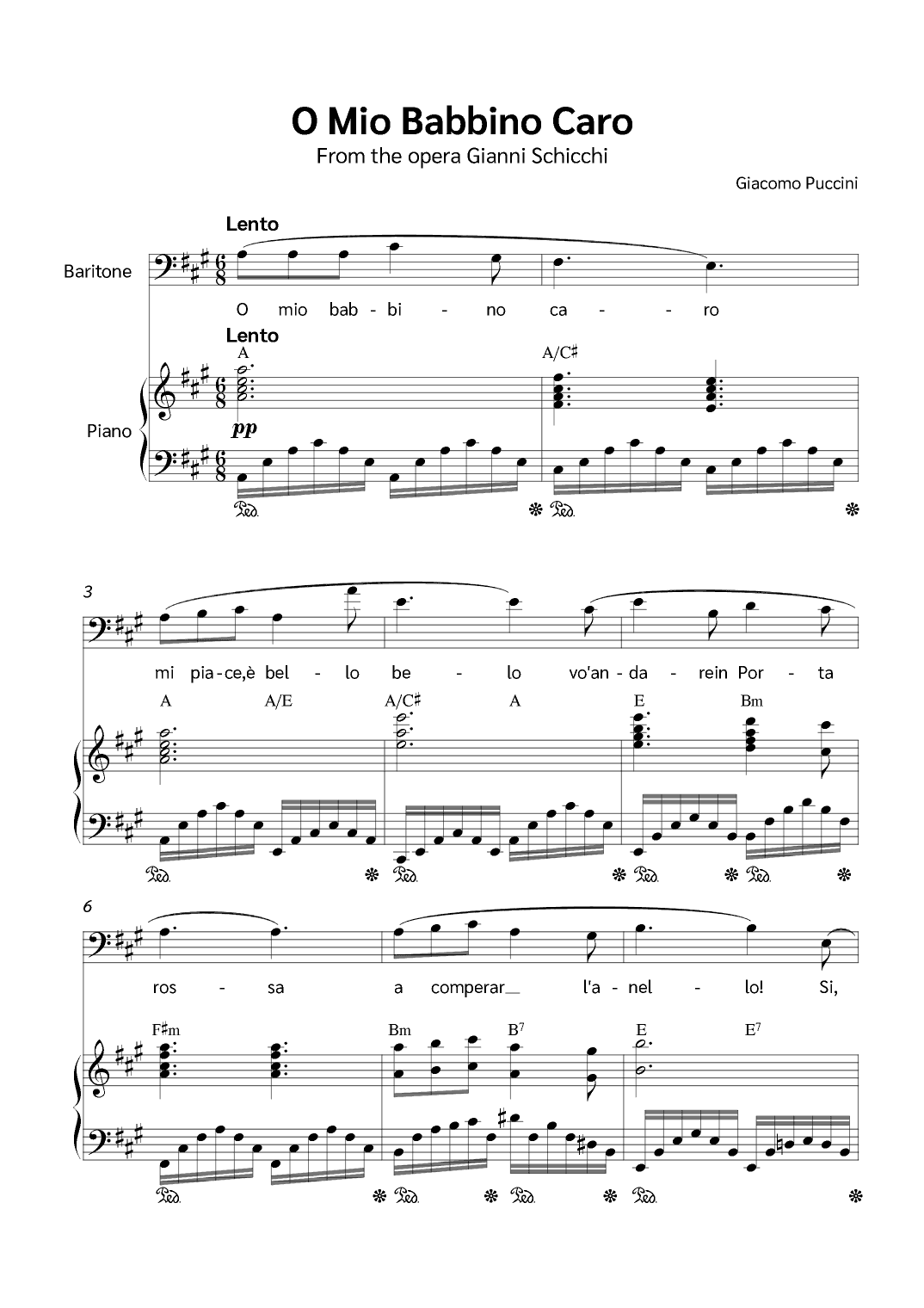 O Mio Babbino Caro (arr. Jackson Spindler)