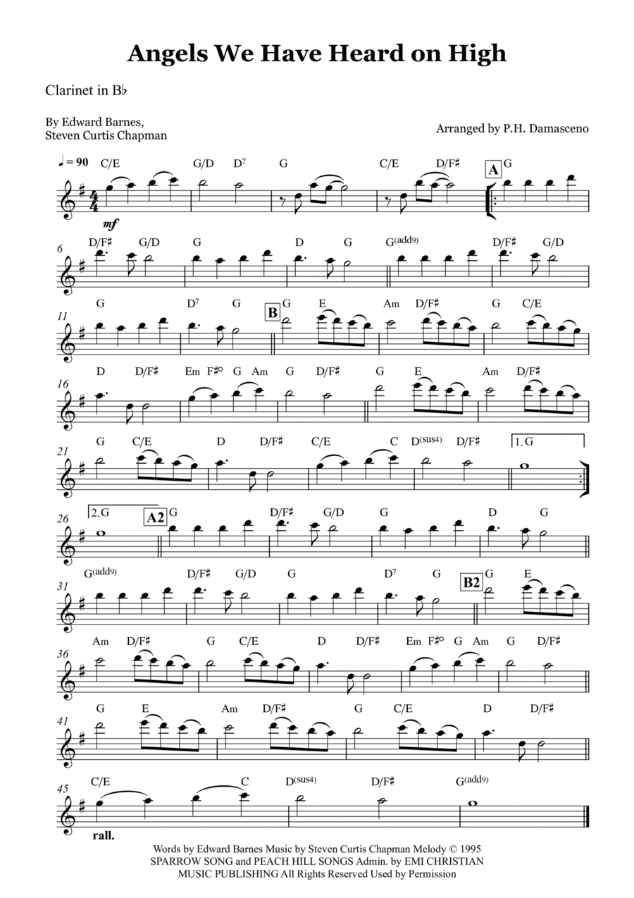 Angels We Have Heard On High (arr. P.H. Damasceno)