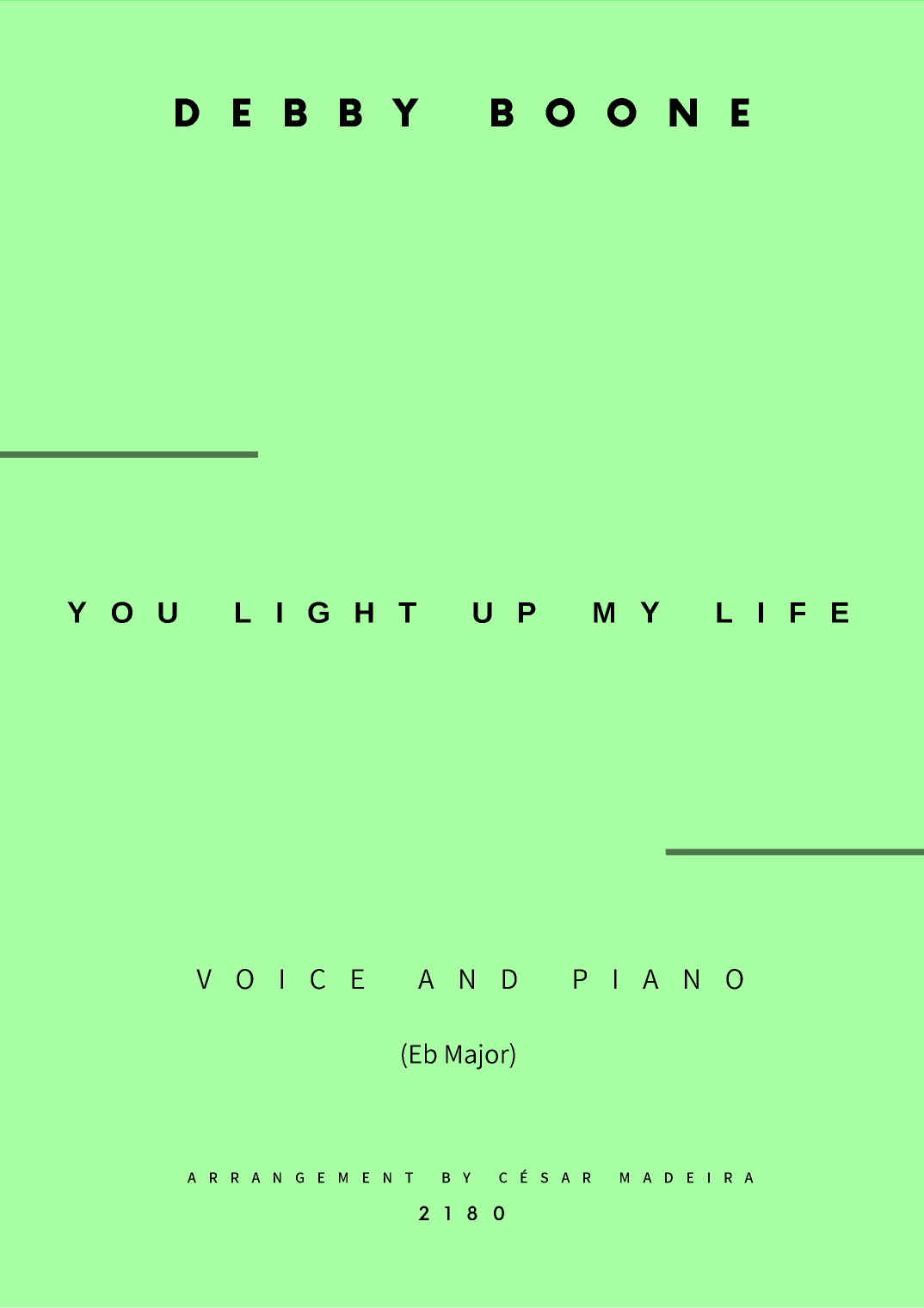 You Light Up My Life (arr. César Madeira)