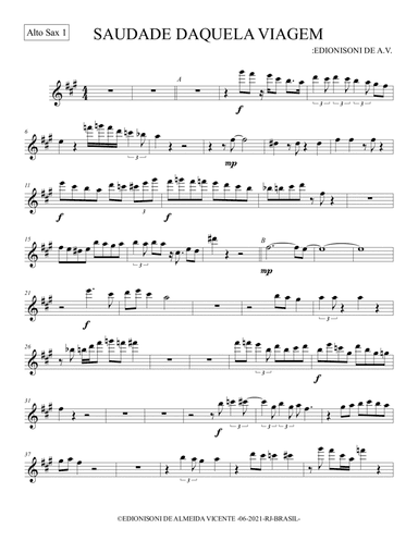 01-SAUDADE DAQUELA VIAGEM - Alto Sax 1