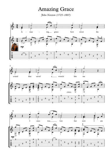 Amazing Grace (arr. PianoSheetNow)