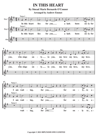 In This Heart (arr. Andrew Emmet)