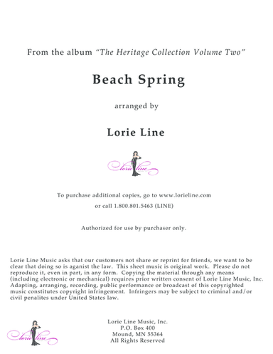 Beach Spring (arr. Lorie Line)