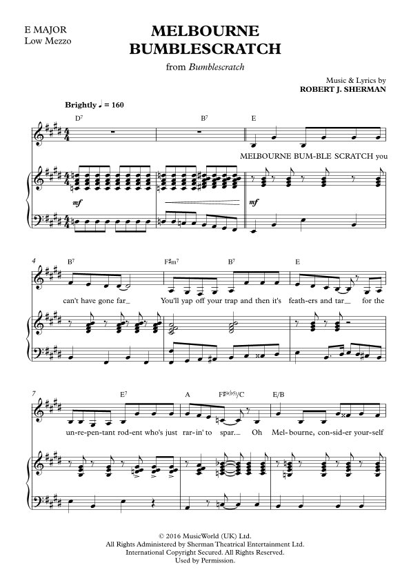 Melbourne Bumblescratch  (E Major)
