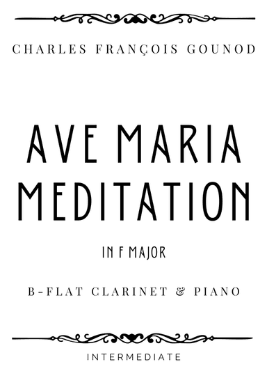 Gounod - Ave Maria Meditation in F Major - Intermediate (arr. Piacere Music Sheets)