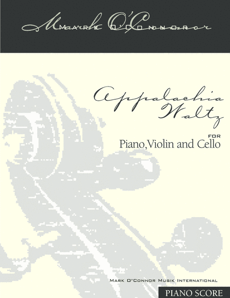 Appalachia Waltz (piano trio score - pno, vln, cel)